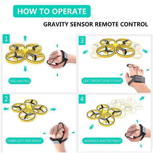 2.4G Gravity Sensor RC Nano Quadcopter