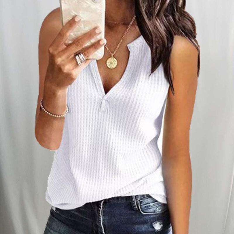 Summer V Neck Soft Cozy Vest