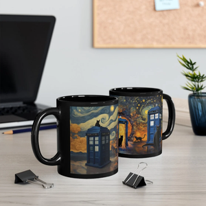 🐈‍⬛Doctor Inspired Tardis Mug