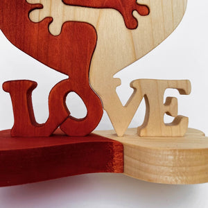 ❤️Wooden Heart of Love Ornament