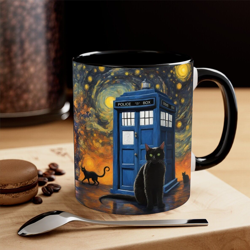 🐈‍⬛Doctor Inspired Tardis Mug