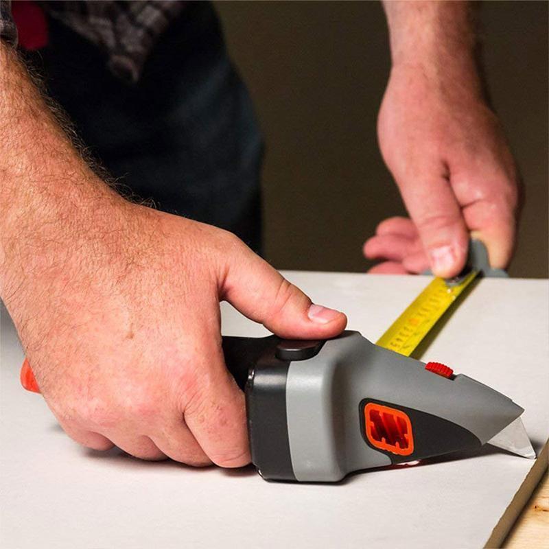 All-in-one Hand Tool with Measuring Tape and Utility Knife