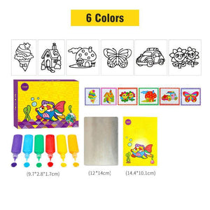 DIY Drawing Toys Cartoon Glue Tempera Painting