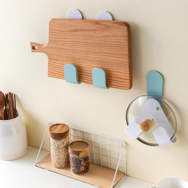 Wall-mounted Folding Lid Holder