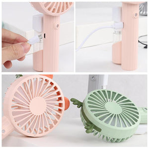 Mini Handheld Misting Fan