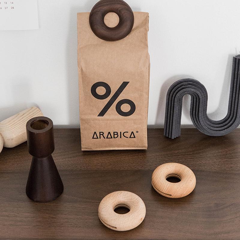 Wooden Donut Sealing Clip