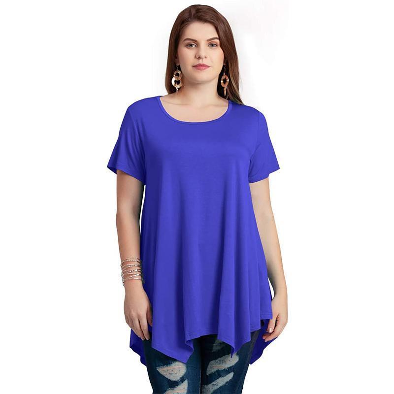 Loose fit comfortable panel T-shirt