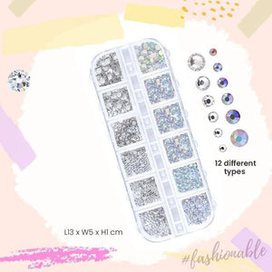 Nail Rhinestone Kit Set