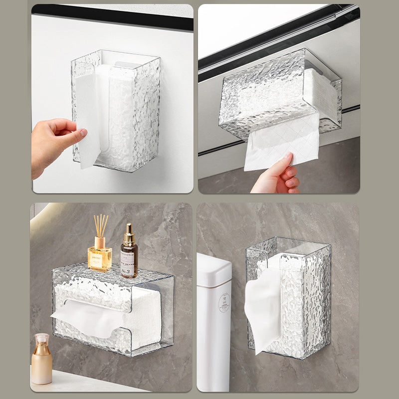 Multifunctional glacier pattern tissue box