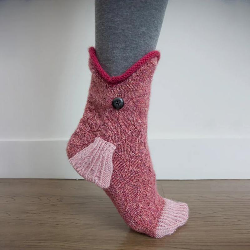 Animal Wool Knitted Socks