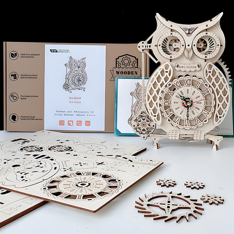 🦉Super Wooden Mechanical Model Puzzle Set