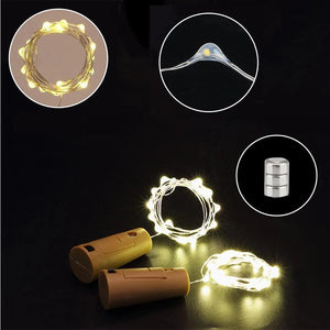 LED bottle light cork night light DIY deco gift