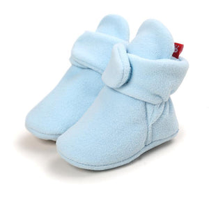 Baby Cozy Fleece Booties with Non Skid Bottom