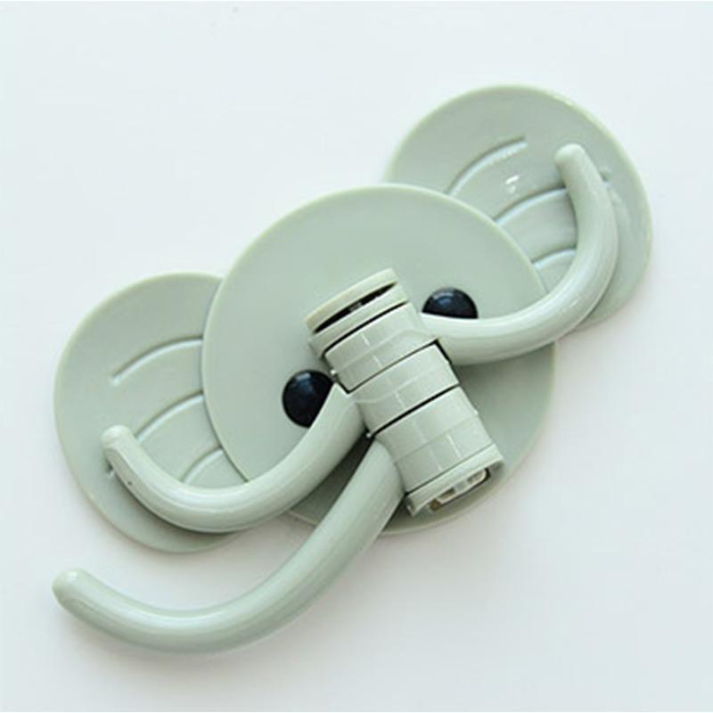 Elephant Utility Hooks Wall Hanger