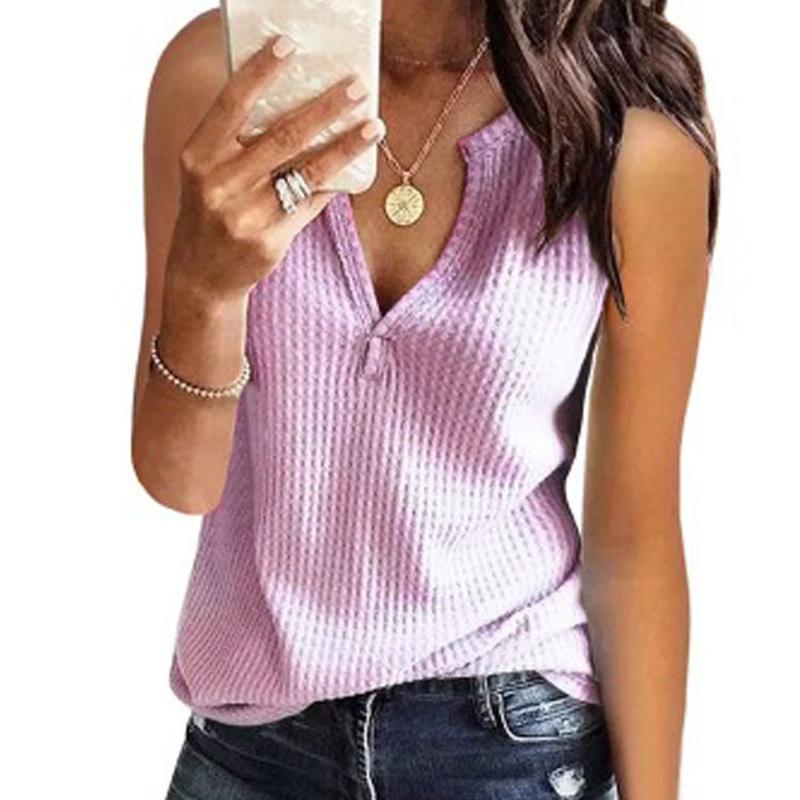 Summer V Neck Soft Cozy Vest