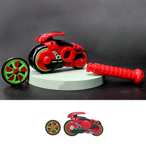 New Motorcycle Wheel Kids Battle Toys