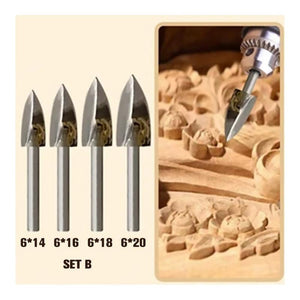 Wood Carving & Engraving Drill Bit Set