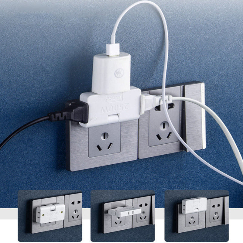 3 in 1 rotating socket converter