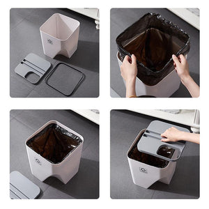 Household Stacked Folding Trash Bins