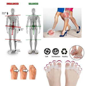 Silicone toe corrector, toe separator