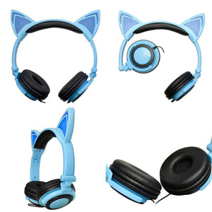 Creative Cat Ear Shape Headphones