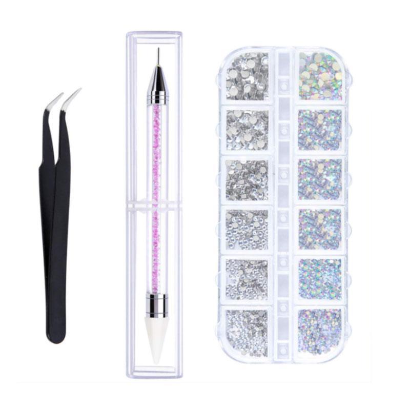 Nail Rhinestone Kit Set