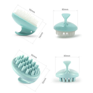  Manual Scalp Stress Relax Hair Shampoo Brush Head Massager