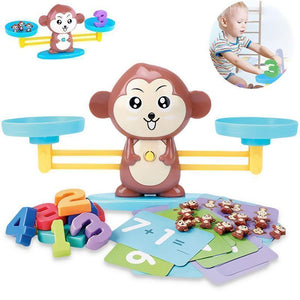 Monkey Balance Cool Math Game for Kids