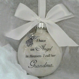 Angel In Heaven Memorial Ornament