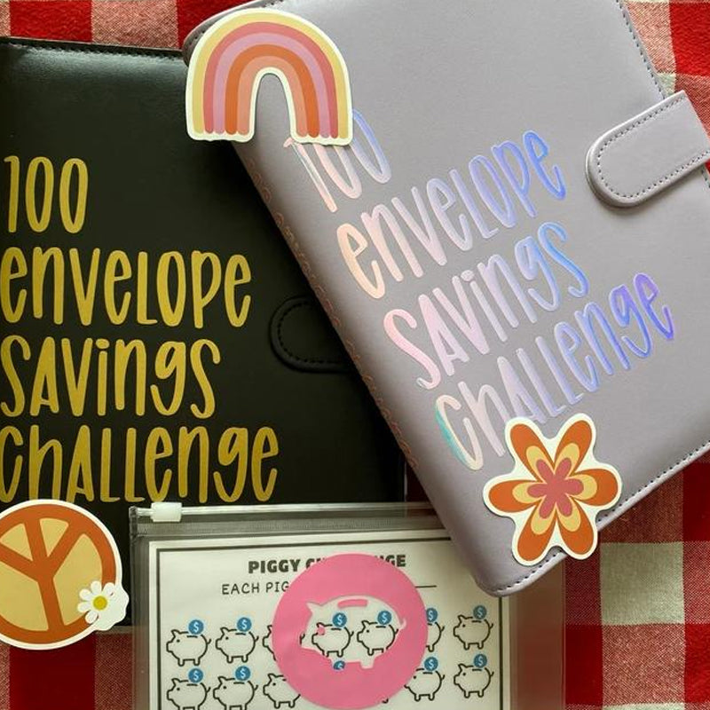 💯100 Envelope Challenge Binder