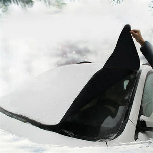 Car Windshield Snow Cover, With 2 Adjustable Car Side Mirror Covers