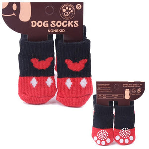 Non-slip Pet Socks with 4 straps