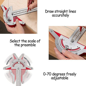 Adjustable Woodworkers Edge Rule