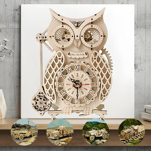 🦉Super Wooden Mechanical Model Puzzle Set